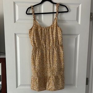 Banana Republic Yellow and White Sundress